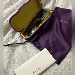 Gucci 0178 S-001 MULTICOLOR/GREEN Sunglasses, Used twice, Excellent condition